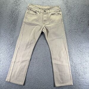 Bullhead Gravel Jeans Mens 32x28 Brown Denim Cotton Straight Leg Slim Workwear‎